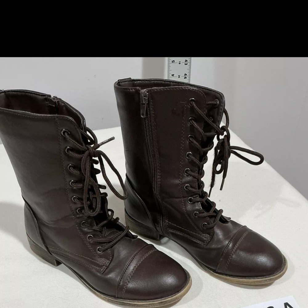 Charlotte Russe Avril Brown boots